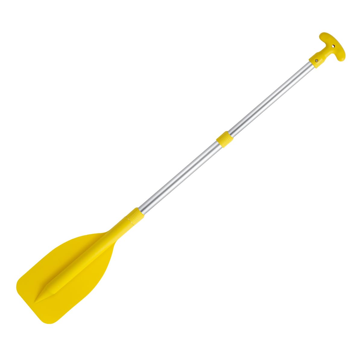 Sarini Teleskoppaddel, 53-106 cm Notpaddel, leichtes Mini-Hilfspaddel mit Teleskop-Aluminiumschaft für Kanu, Kajak und Schlauchboote