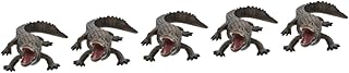 Abaodam 5 Peças Modelo De Crocodilo Simulado Brinquedo Infantil Quebra-Cabeça Brinquedos Brinquedo Para Crianças Crocodilo Falso Crianças Carros Brinquedo Infantil Brinquedo De Crocodilo