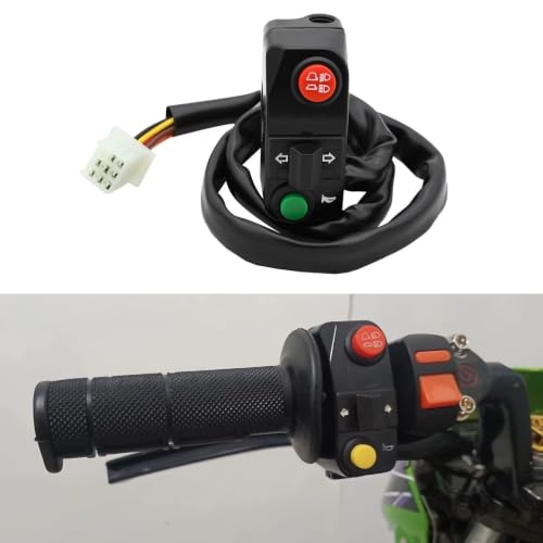 Interrupteur clignotant moto universel quad bouton lumineux longue portée