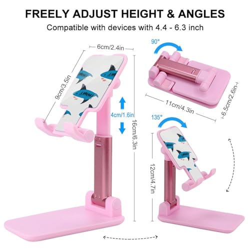 Support de téléphone portable pliable motif requin Android - 2
