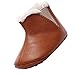 MYLH Bottines courtes pour enfants - Chaussures d'hiver en coton - Pour garçon - Chaussures pour enfants - Doublure chaude - Chaussures pour enfants, Marron 1., 19