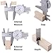 Clockwise Tools DDLR-0605 Pro Dial Caliper 0-6 Inch Double Shock Proof Stainless Steel Body SAE Measuring Tool