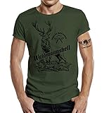 ✅ Original LOBO NEGRO Design auf heavyweight T-Shirt 185 Gramm/qm