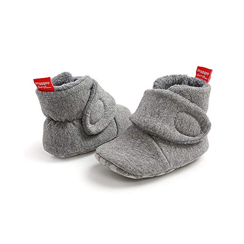 TMEOG Baby Meisjes Laarzen, Baby Fleece Gezellige Laarzen Mooie Slippers Baby Peuter Eerste Wandelaars Winter Warme… - Image 3