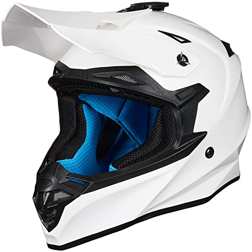 Ilm FBA-216-WHITE-M Adult Dirt Bike Helmets Atv Motocross Dirtbike Helmet cover