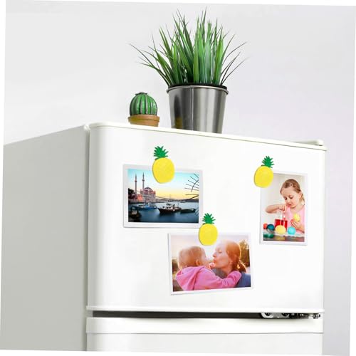Imanes decorativos de piña para refrigerador Garneck 10 piezas miniatura 3