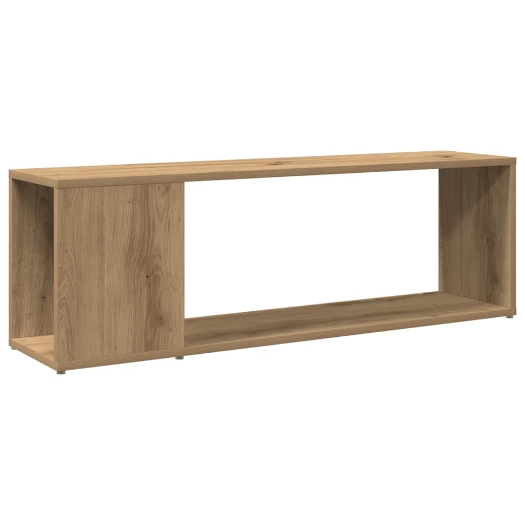 TV-Schrank Artisan-Eiche 100x24x32 cm Holzwerkstoff | Reichlich Stauraum, pflegeleicht mit feuchtem Tuch, robuste glatte Oberfläche, für Wohnzimmer