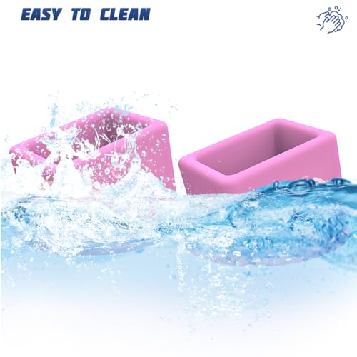 Image of Bittwee Seat Belt Buckle Holder Car Seatbelt Fixer, Pink | Silicone construction, soft contact feel, anti-slip surface, easy daily access, auto accessories