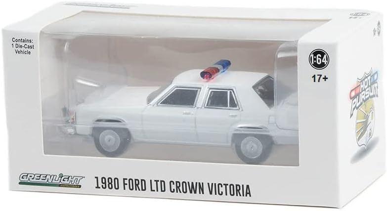 Miniatura 3 de Greenlight 43007-L Hot Pursuit - 1980-91 LTD Crown Victoria Police- con luz y barra de empuje escala 164