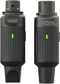 KINGSTER VEDO AROMA Sistema de microfone sem fio, adaptador Mic, receptor transmissor dinâmico, 7 canais, plugue XLR, UHF AROMA-ARC2
