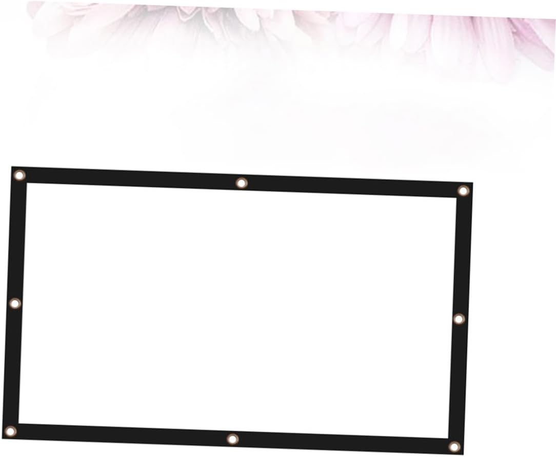 White High-end Fiber Projection Screen for Office Home Theater Classroom Use Easy Installation Uniform Clear Image