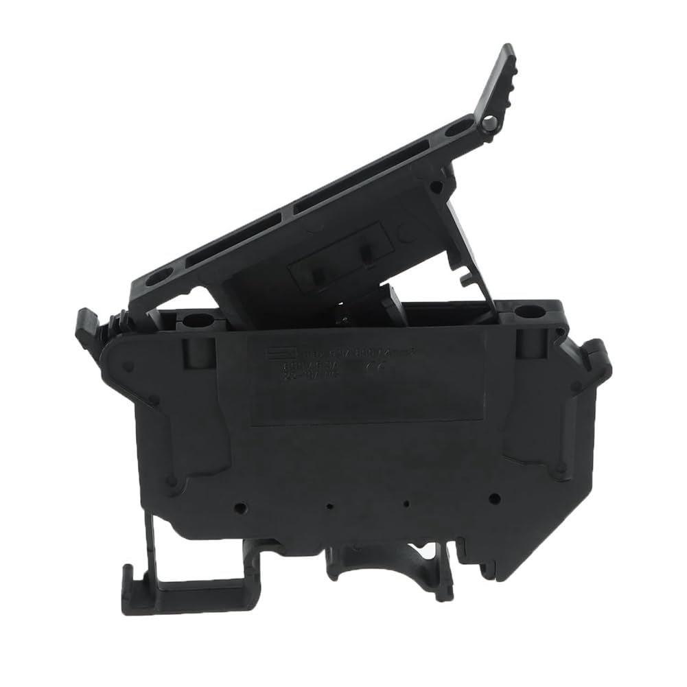 Bornier Porte-fusible UK5 Pour Rail DIN - Lot De 10 - Gris, 6.3A 800V - Pour Fusibles 5x20 à 6x30