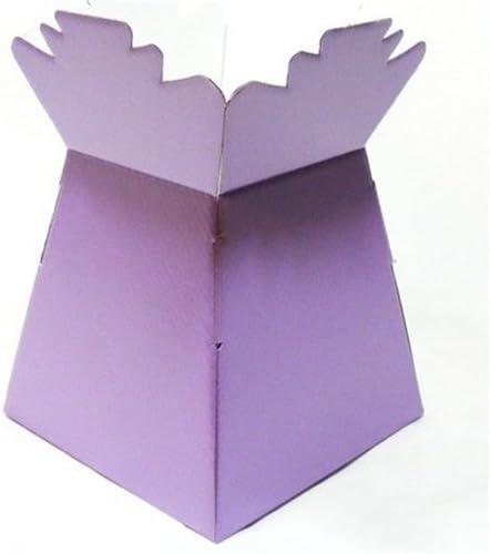 apac Lilac Living Vase Flower Box Flower Bouquet Transporter, Sweet Tree Box