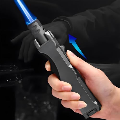 Encendedor antorcha metálico a prueba de viento miniatura 4