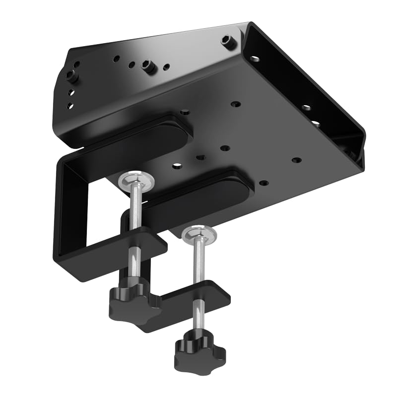 PXN Z9 Steering Wheel Desk Clamp, Adjustable Metal Sim Racing Wheel Mount, Desk & Racing Wheel Stand, Dual Lock, Aluminum Alloy, Compatible with VD4/VD6/VD10, R5/R9/R16/R21, CSL/DD1/DD2, G29/G923