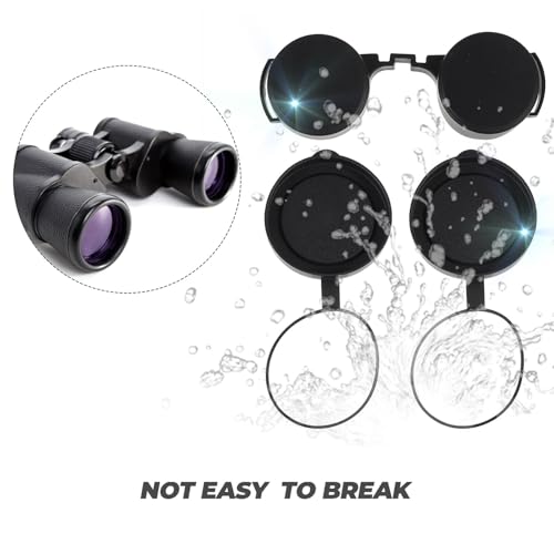 Protector goma para lente prismáticos binoculares tapa protección polvo resistente 3