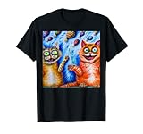 Photo Gallery gatto scherza due gattini meme maglietta Photo Gallery gatto scherza due gattini meme maglietta