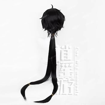 セット済みウィッグ　鳴潮　めいちょう　男　漂泊者　ひょうはくしゃ　コスプレ 猫屋小舗 鳴潮 コスプレ 漂泊者 男主人公 消滅 ウィッグ : 五