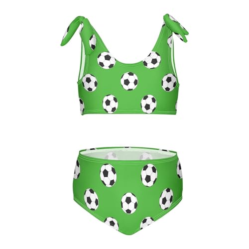 Image of CaTaKu Girls Two Piece Swimsuits Toddler Bathing Suits Bikini Set Summer Beach Swimwear for Girls Size 3-12T
