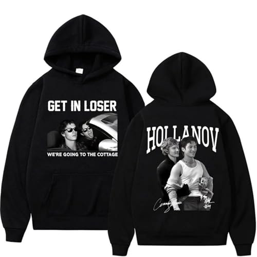 Nexuso Heated Rivalry Sudadera con Capucha Hombre/Mujer Get In Loser We're Going To The Cottage Hoodies Ilya Rozanov Shane Hollander Jersey Moda Sudadera-Black||m