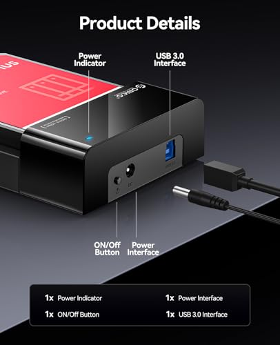 Orico External USB 3.0 to SATA Hard Drive Docking Station (for 2.5 /3.5 Drives, up to 24TB) 17.46 + Free Shipp + 30% Off Code 0FFCG4GE - image 8