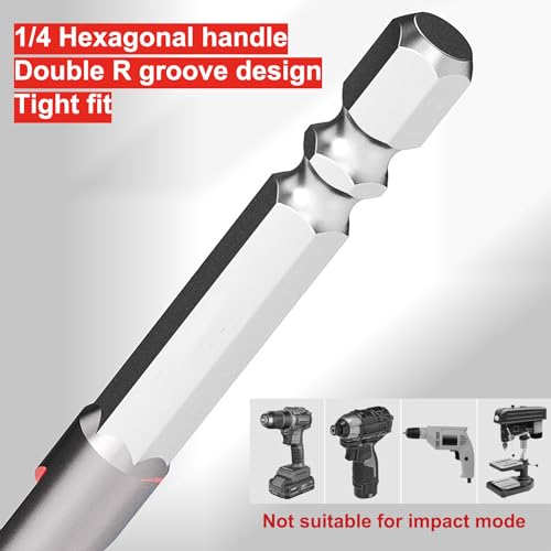 5 Pcs Eccentric Drill Bit,Masonry Drill Bits,Professional Tungsten Carbide Drill Bit for Tile,Glass,Quartz,Porcelain,Cement,Ceramic,Brick,Granite,Marble,Plastic,Wood (6,6,8,10,12mm) 5 5 Pcs Eccentric Drill Bit,Masonry Drill Bits,Professional Tungsten Carbide Drill Bit for Tile,Glass,Quartz,Porcelain,Cement,Ceramic,Brick,Granite,Marble,Plastic,Wood (6,6,8,10,12mm) - Image 5