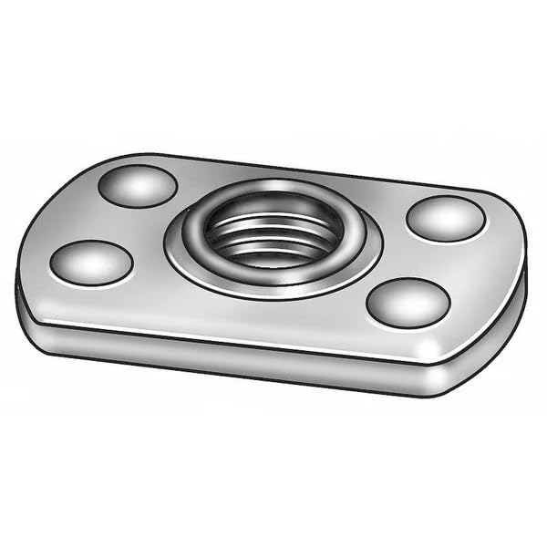 Tab Weld Nut, 3/8