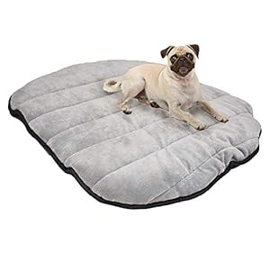 Max and Neo Travel Dog Bed 39″ x 30″ Fluffy Lightweight Portable Pet Mat with Carry Bag – We Donate One for One for Every Product Sold