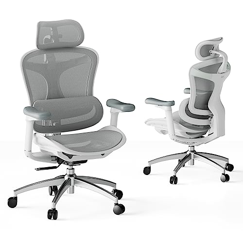 SIHOO Doro C300 Ergonomic Office Chair with Ultra Soft 3D Armrests, Dynamic Lumbar Support for Home Office Chair, Adjustable Backrest Desk Chair, Swivel Big and Tall Office Chair, Computer Chair White SIHOO Doro C300 Ergonomic Office Chair with Ultra Soft 3D Armrests, Dynamic Lumbar Support for Home Office Chair, Adjustable Backrest Desk Chair, Swivel Big and Tall Office Chair, Computer Chair White