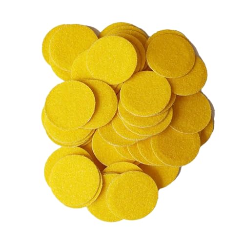 F Fityle 100 Discos de Lijado, Almohadillas de Repuesto para Pedicura, Manicura Y Taladros de Uñas, Grueso