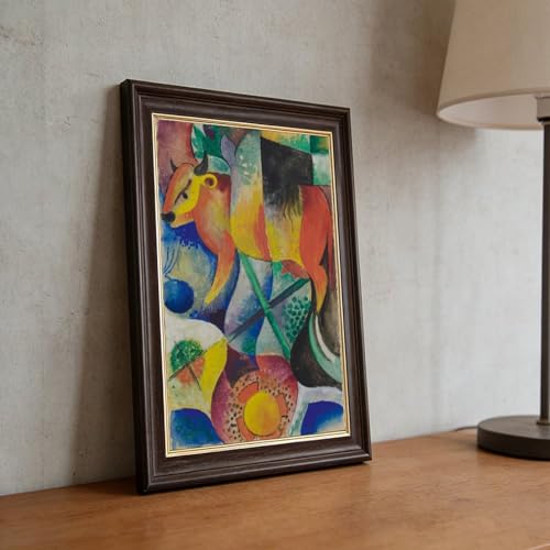 Tableau Vaches Heinrich Campendonk impression toile d'art chic