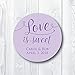 Love is Sweet Wedding Stickers