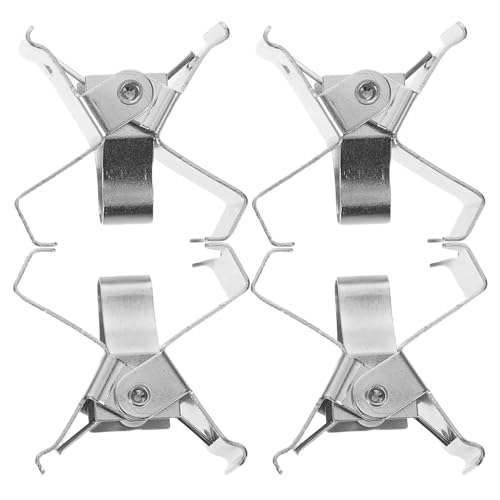 Mikikit 4 Piezas Clips Metálicos de Hierro para Separación de Lienzos Húmedos Portadores de Lienzo Ligeros para Transporte Sujetadores de Marco de Pintura Resistentes para Artistas para