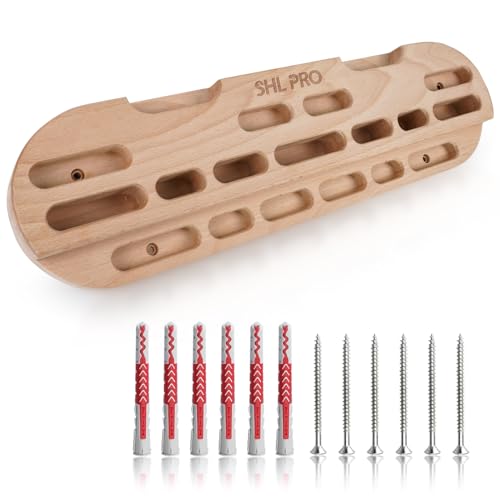 SHL PRO Hochwertiges Kletter-Hangboard: Türmontierte Trainingsstation als...