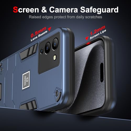 Coque Infinix Note 12 Turbo antichoc double couche bleu