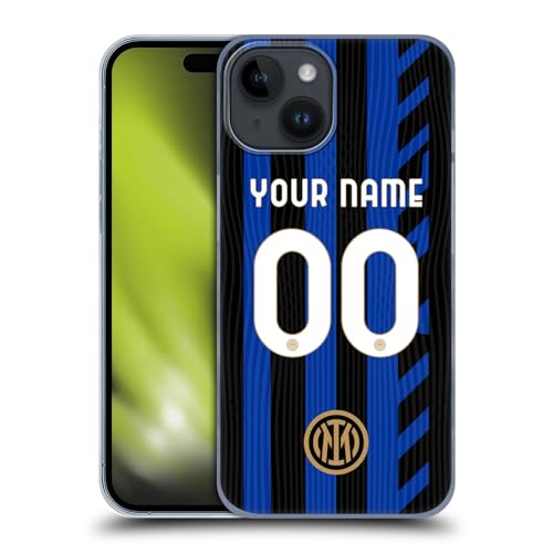 Coque Inter Milan iPhone 15 personnalisée pour vibrer à chaque match de football