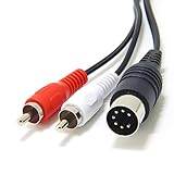 Standard MIDI-Kabel sind präzise geformt für einen festen, positiven Halt.