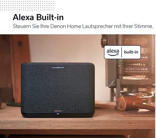 Seitenansicht des Denon Home 250 mit Ethernet- und Stromanschluss - Detailansicht von Denon Home 250 Multiroom...