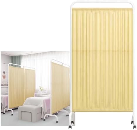 6ft High Folding Room Divider | 2-Panel Privacy Partitions for Hospitals, Offices, Beauty Salons | Versatile Folding Screen for Space Separation
