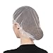 Fancystyle Nylon Hair Net White 24inch, Durable Disposable Hair Nets with Elastic Edge - 120Pcs for Food Service