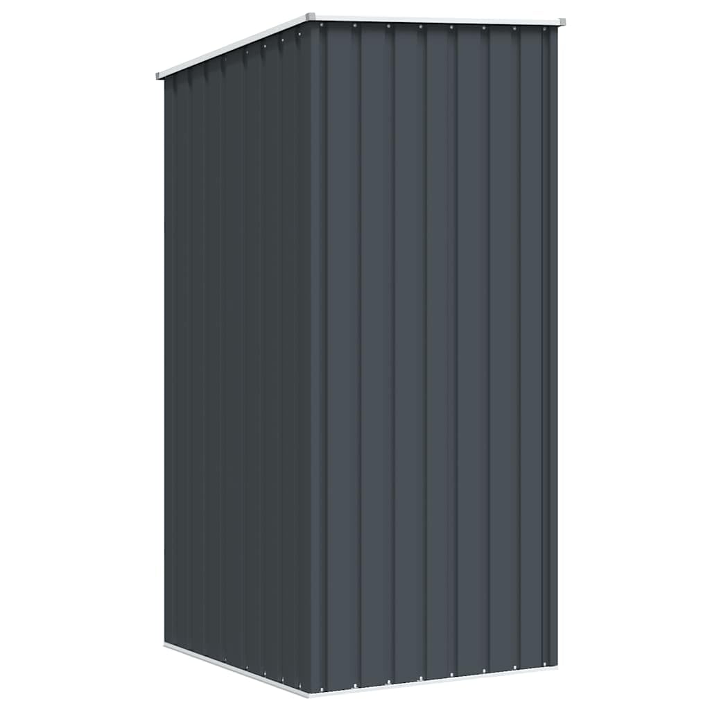 vidaXL Capanno da Giardino Antracite 87x98x159 cm Acciaio Zincato
