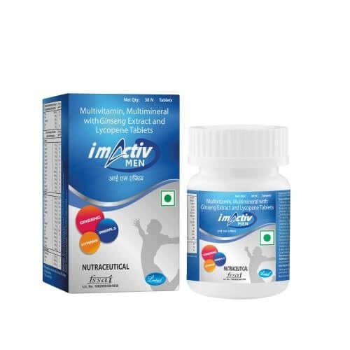 I M Activ Multi Vitamin Multi Mineral Tablets For Men with Ginseng Extract For Healthy Benefits(30 tablets each) Pack of 2-image-15