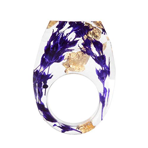 Bague en résine HJLJKG, un bijou créatif unisexe pour vos looks quotidiens