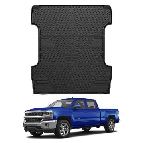 Tapis de lit de camion noir pour transporter vos outils dans le Sierra 1500
