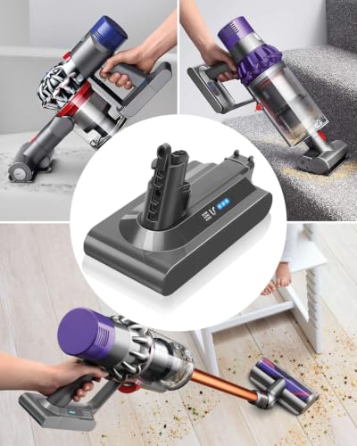 Waitley 6000mAh V10 Batterie pour Dyson V10 Batterie SV12 avec 1 Filtre – vue 7