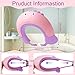 Baby Shower Cap Shield, Shower Cap for Kids, Visor Hat for Eye and Ear Protection for 0-9 Years Old Children,Cute Dinosaur shape Makes the Baby Bath More Fun (Pink)