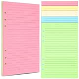 Pratique à utiliser : nos feuilles de papier perforées a5 à 6 trous sont suffisamment épaisses pour accueillir stylos et encre sans bavure. épaisses, sans impuretés, plates et résistantes à l’usure, elles conviennent à de nombreux stylos, feuilles volantes et petits classeurs