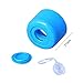 EVNEED 20 Pack Non Spill Cap Anti Splash Bottle Caps Reusable for 55mm 3 and 5 Gallon Water Bottle with 2 pcs Water Bottle Handle