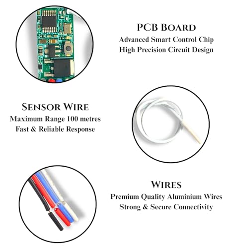 Image of ROBOWAY 1Pcs QIACHIP 433MHz Wireless RF Receiver Module with MOSFET Output, DC 3.6-24V Remote Control Switch, EV1527 Learning Code, 1 Channel (Pack of 1)