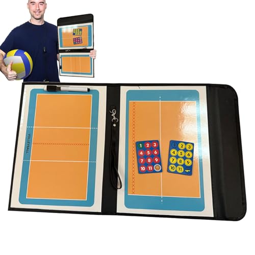Fußball Taktiktafel Tragbar Trainer Taktiktafel Fußball,Basketball,Volleyball Taktikmappe Coachen Trainer Mappe Fussball Coaching Board Mit 24 Magneten Für Die Schulung Spielanalyse
